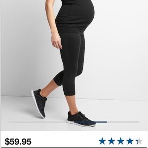 Gap fit maternity crop workout leggings